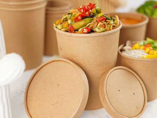 26 Oz 32 Oz Large Soup Cup, Soup Container/ Paper Soup Cup Kraft -  Disposable - Takeout Soup Container, to Go Soup Cup - China Paper Soup Cup  and Take Away Food